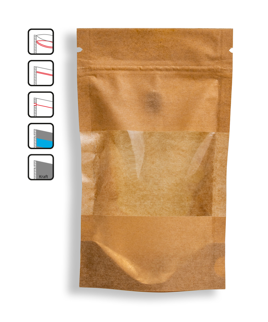 203/1 Doypack PAP/PET/PE 180x90x290 mm 1000 ml s oknem