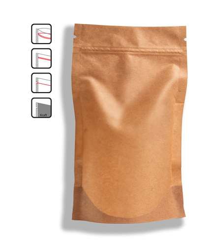 [250/1] 200/1 Doypack PAP/PET/PE 85x50x145 mm bez okna 100 ml