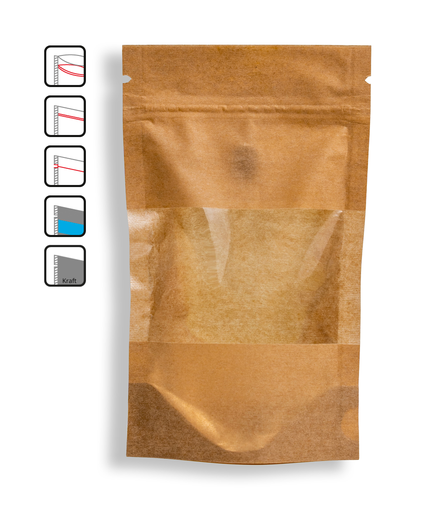 [206/1] 209/1 Doypack PAP/PET/PE 250x130x335 mm 3000 ml s oknem